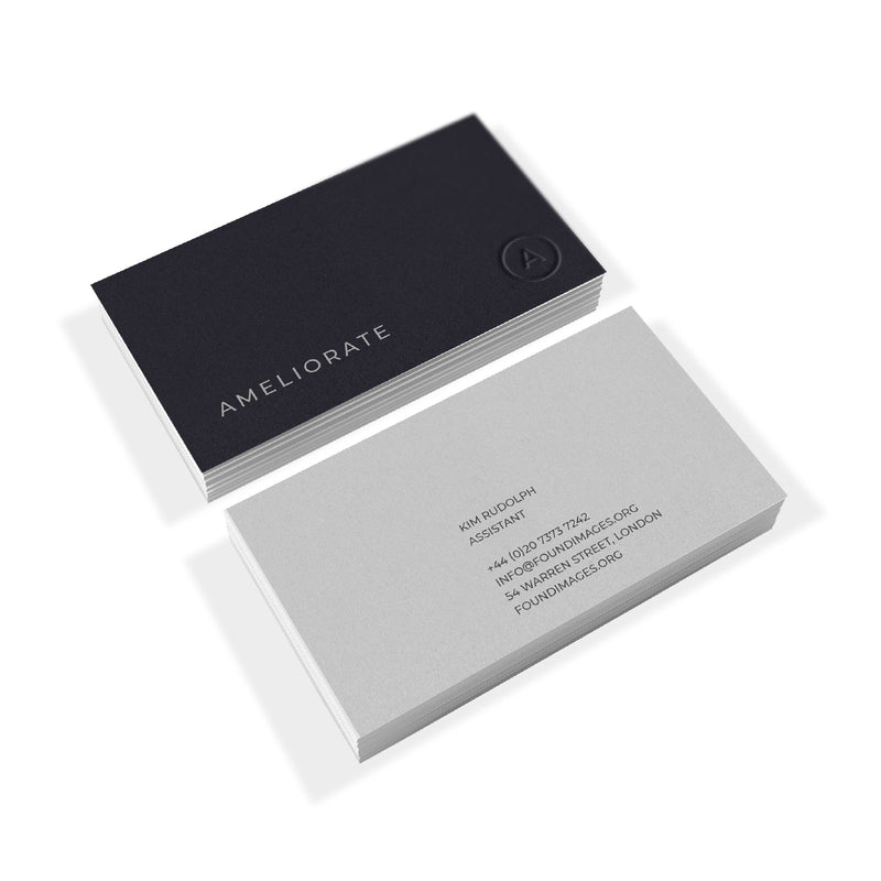 Writable Uncoated Business Cards