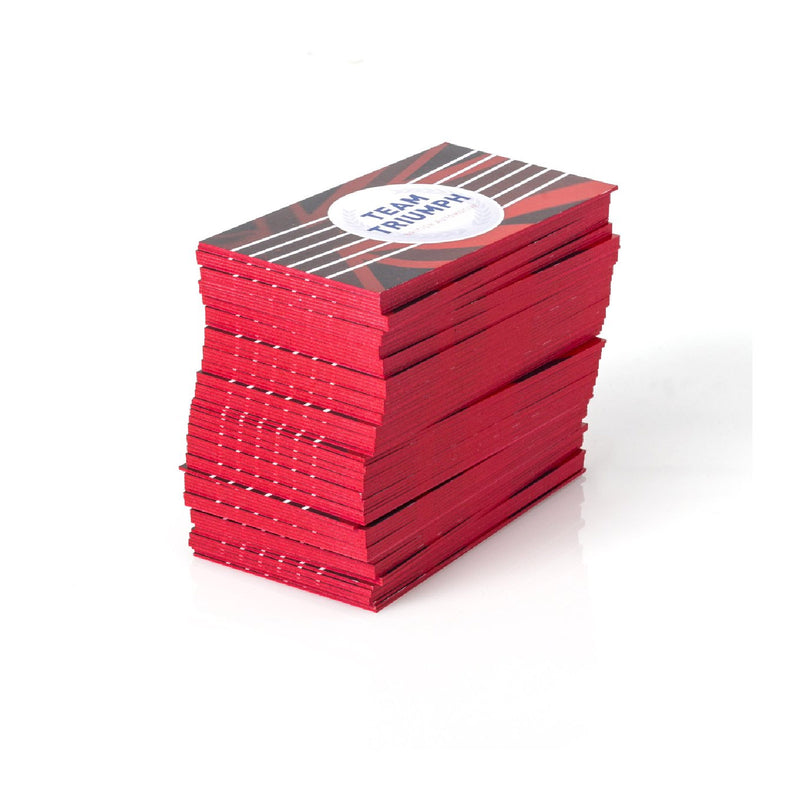 Red Colored Edge Cards