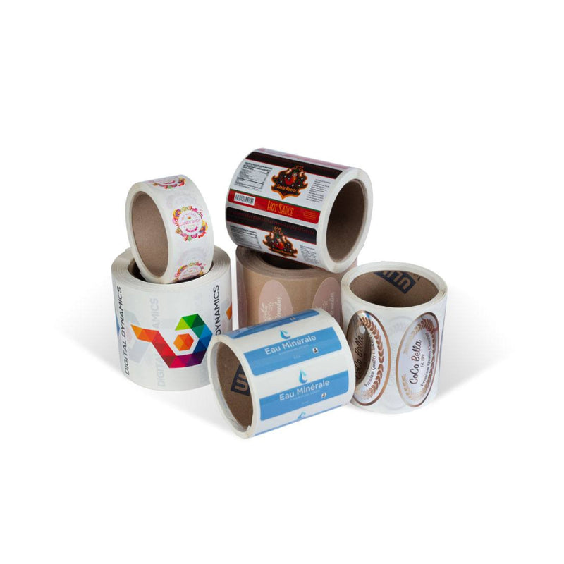roll label printing selection